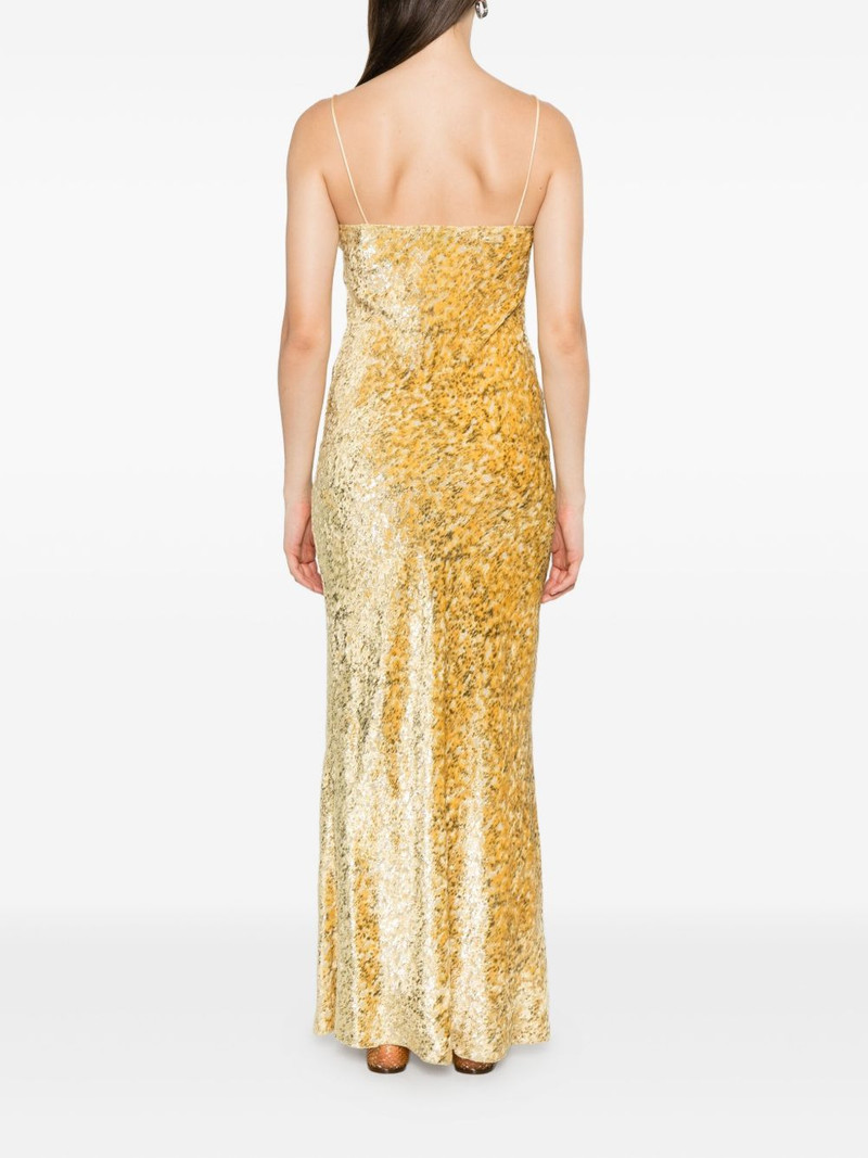 spaghetti-strap patterned dress 4