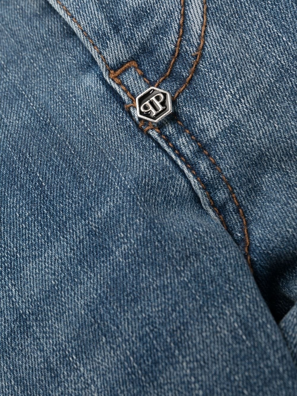 Premium-Hexagon straight-fit jeans - 7