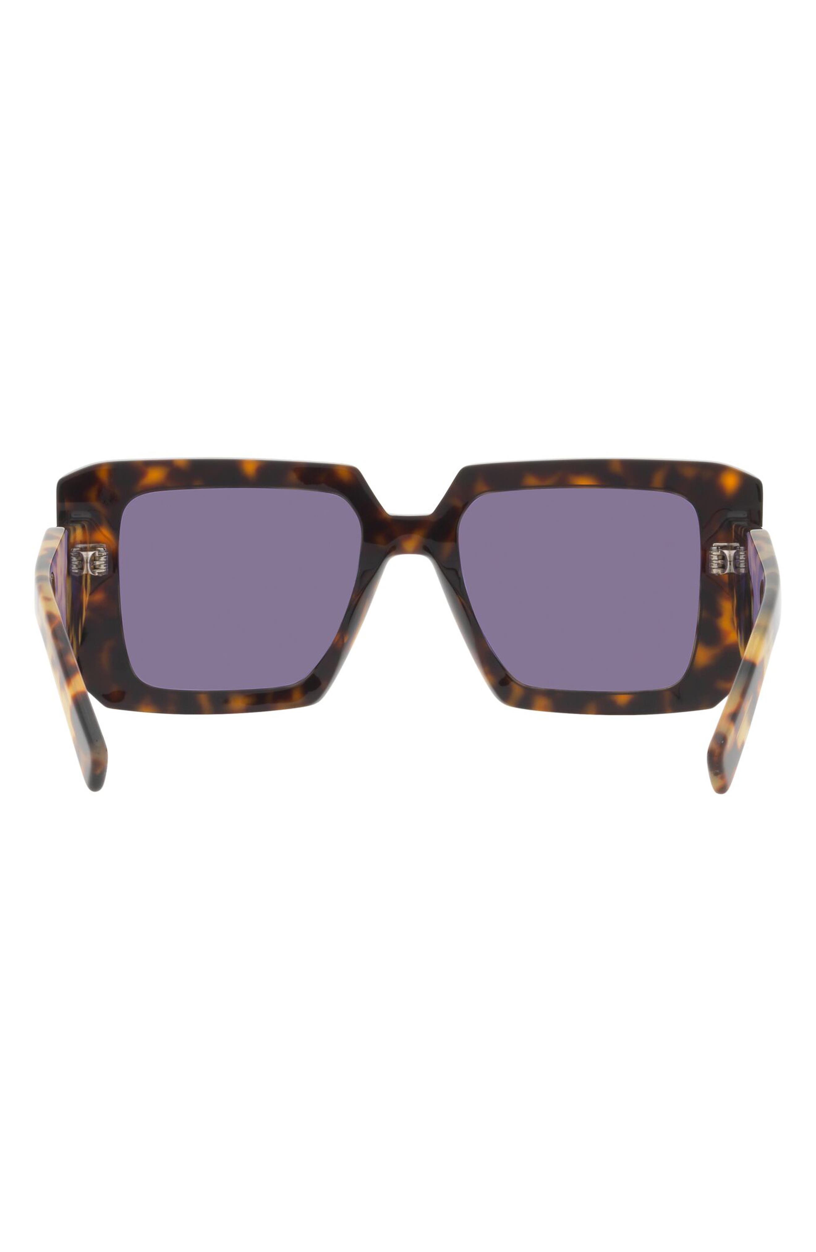 51mm Tortoise Square Sunglasses - 5