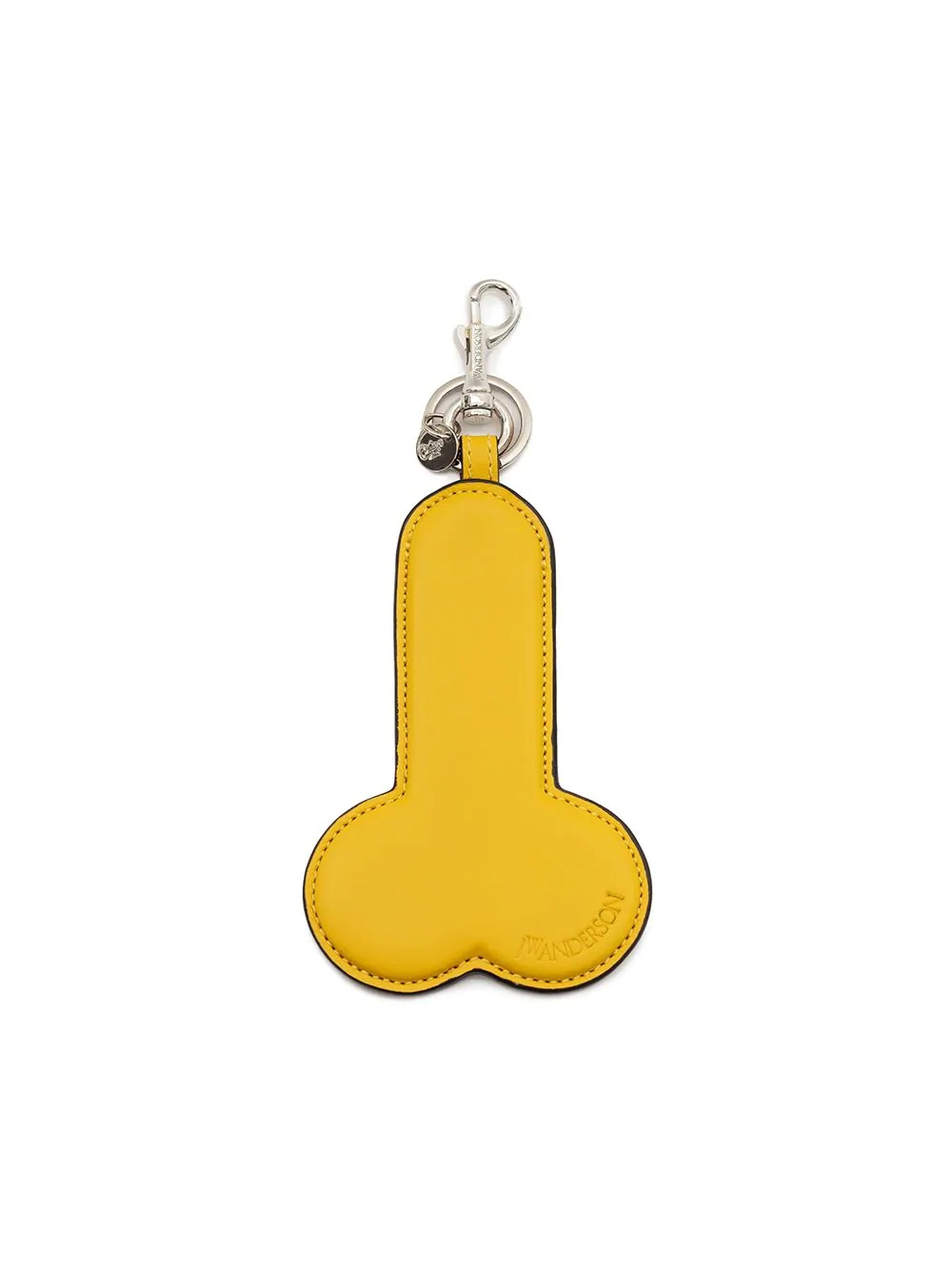 embossed logo keyring - 1