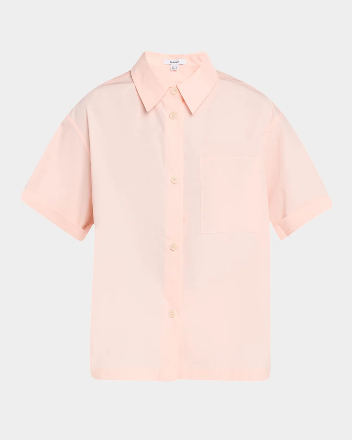 Jordan Boxy Button-Down Cotton Shirt - 1