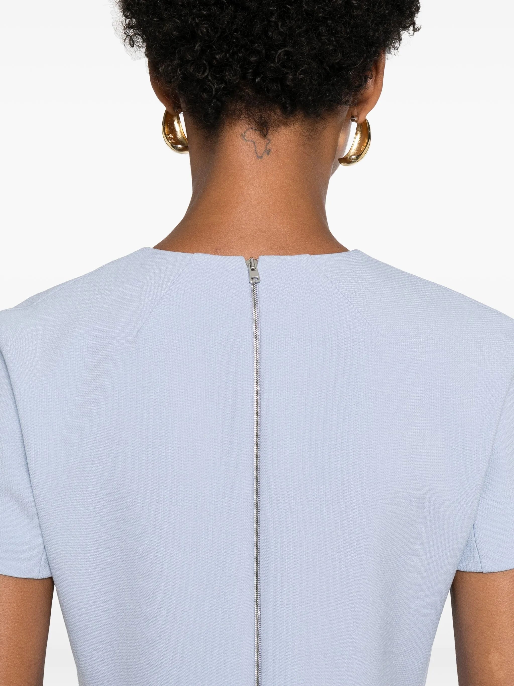 Crew-neck Midi Dress - 2