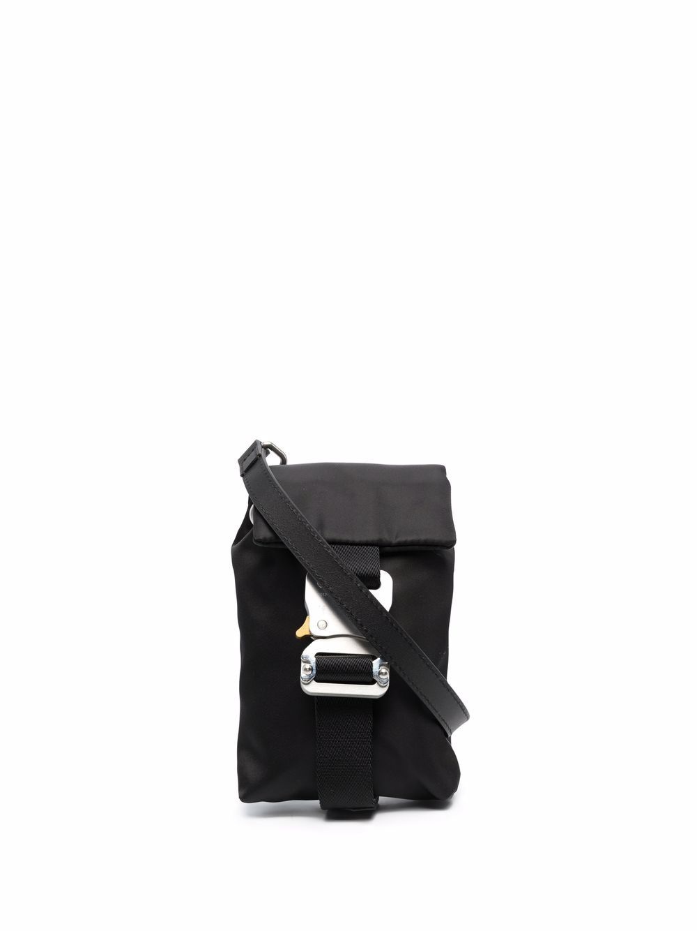 logo buckle shoulder bag - 1