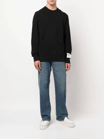 Golden Goose logo-patch cotton sweatshirt outlook