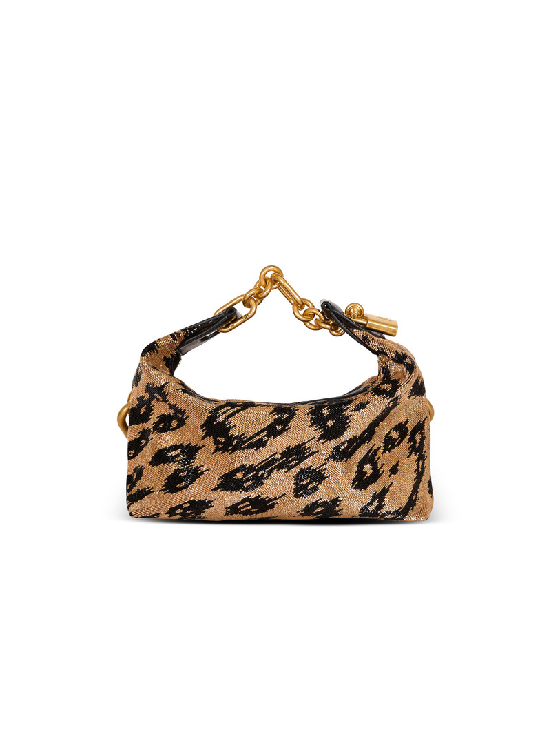 Sync Mini leopard pattern embroidered bag 4