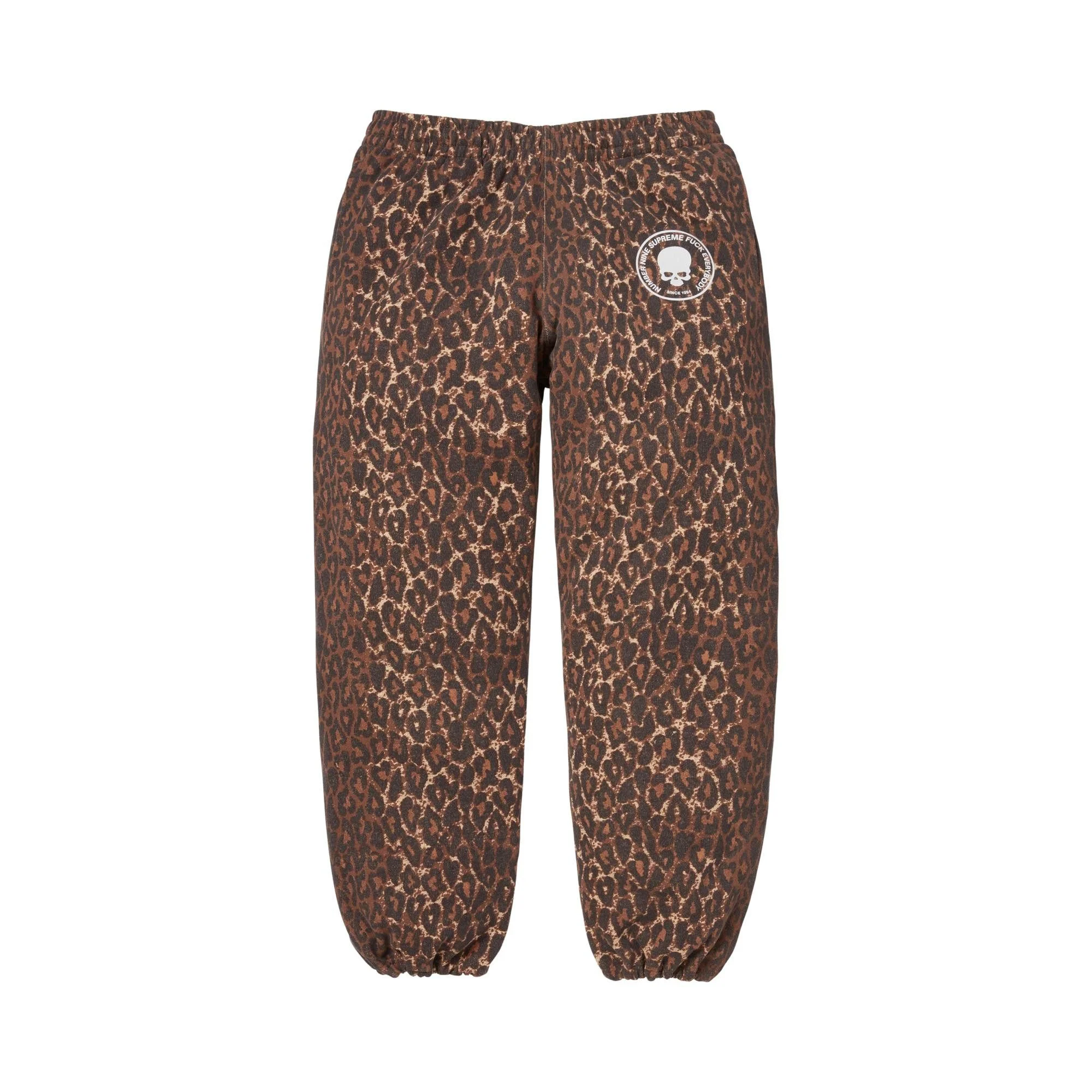 Supreme x Number (N)Ine Drawstring Sweatpant 'Leopard' - 1