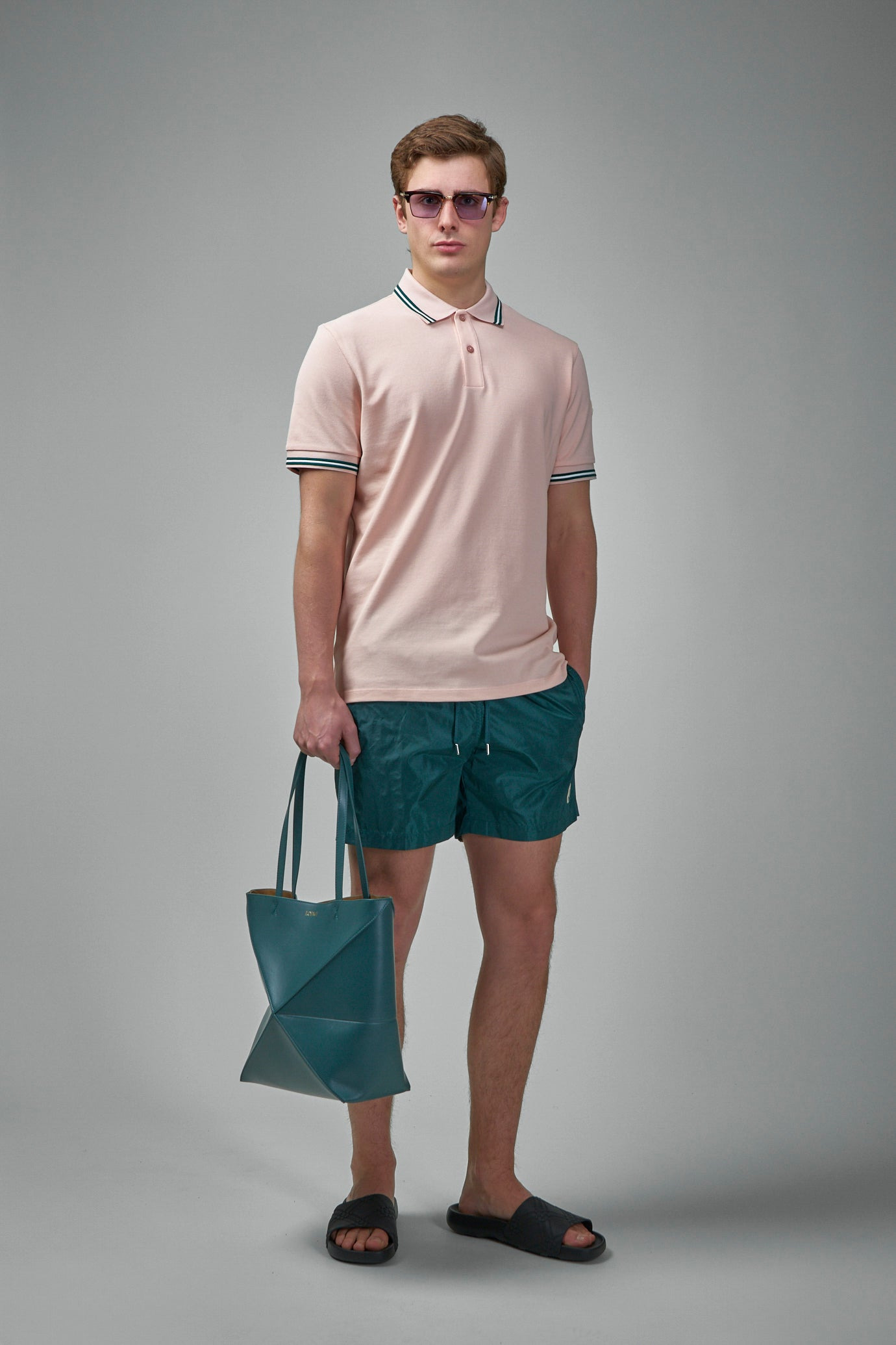 Logo Patch Swim Shorts - 2