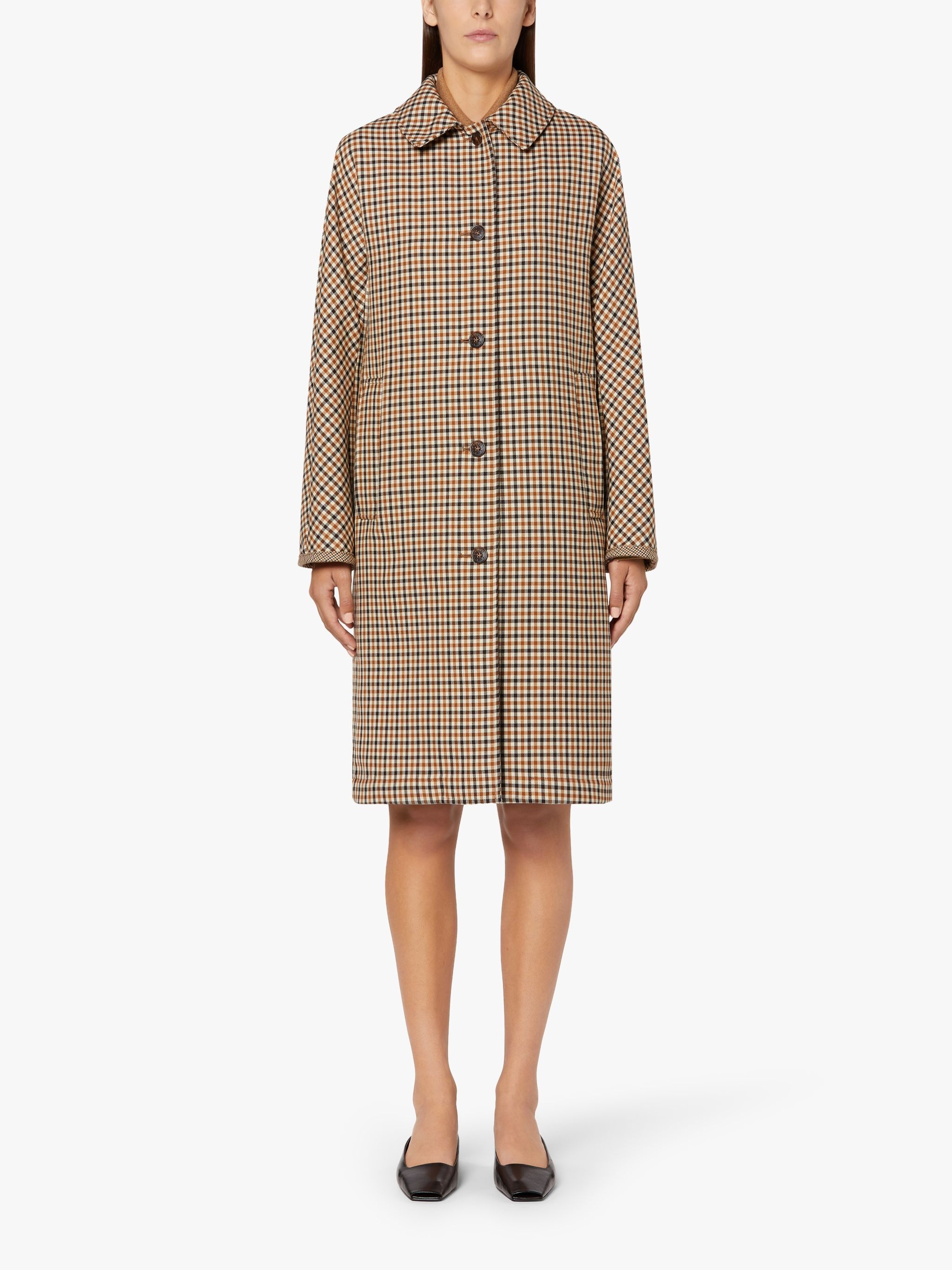 FAIRLIE BROWN SHEPARD CHECK WOOL OVERCOAT | LMC-008 - 3
