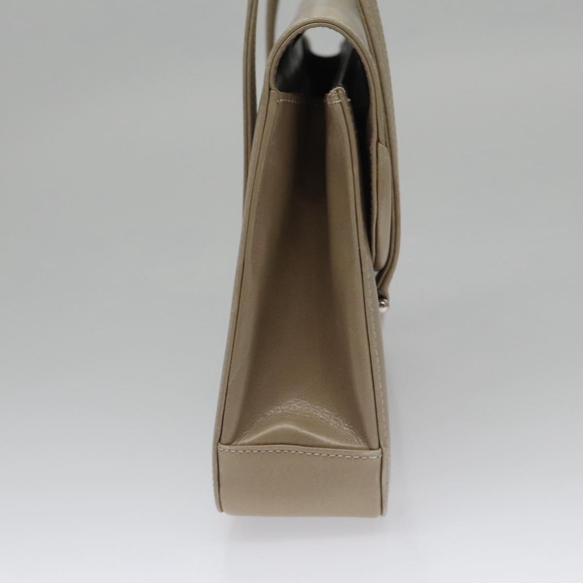 GUCCI Hand Bag Leather Beige - 4