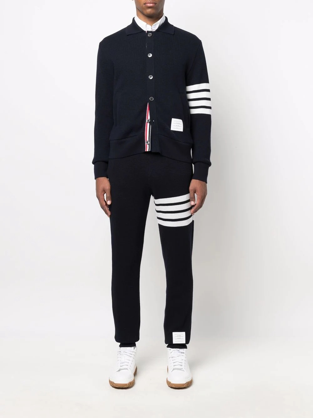 4-Bar cashmere cardigan - 2