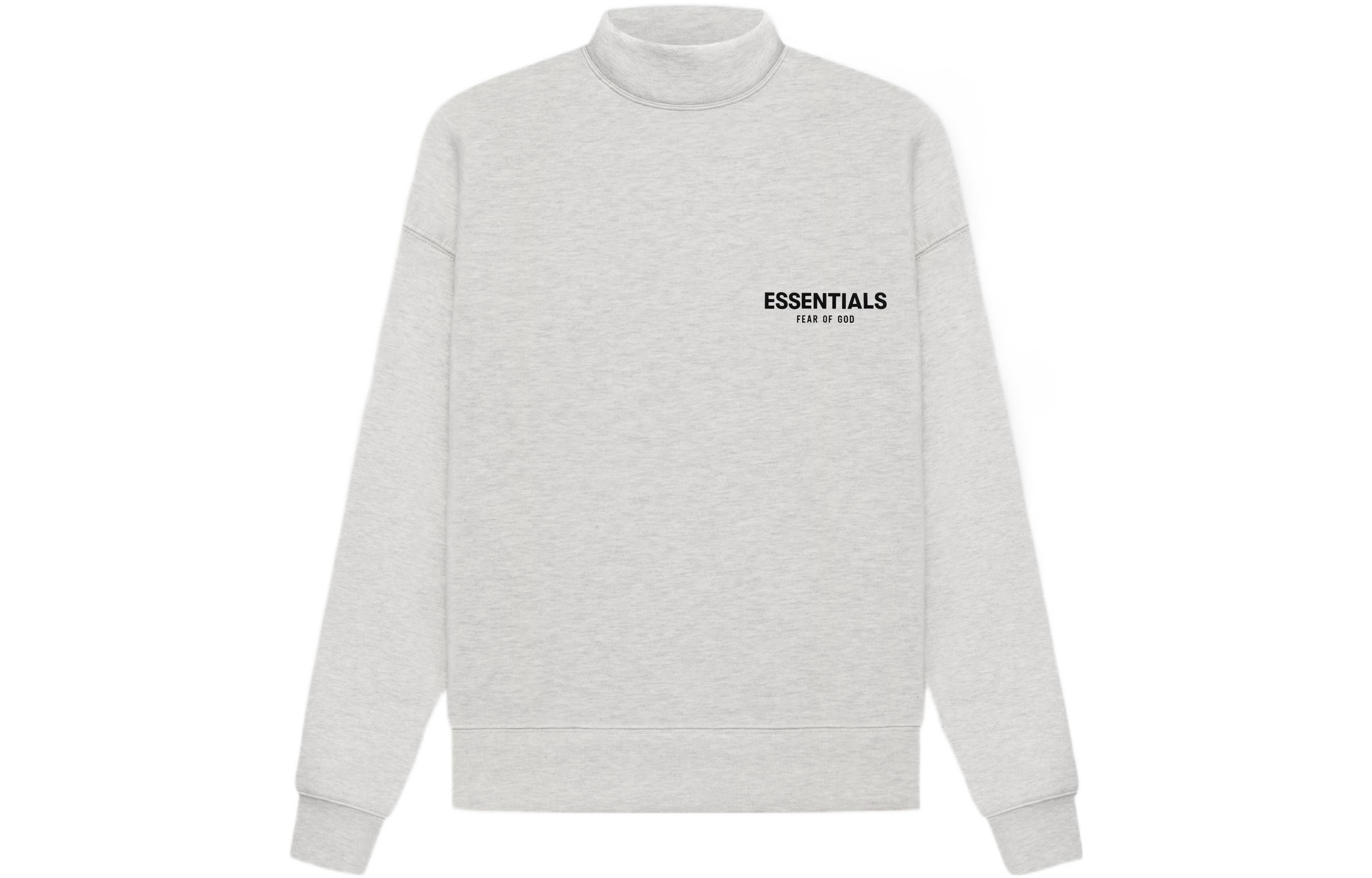Fear of God Essentials SS22 Mockneck 'Light Oatmeal' FOG-SS22-905 - 2