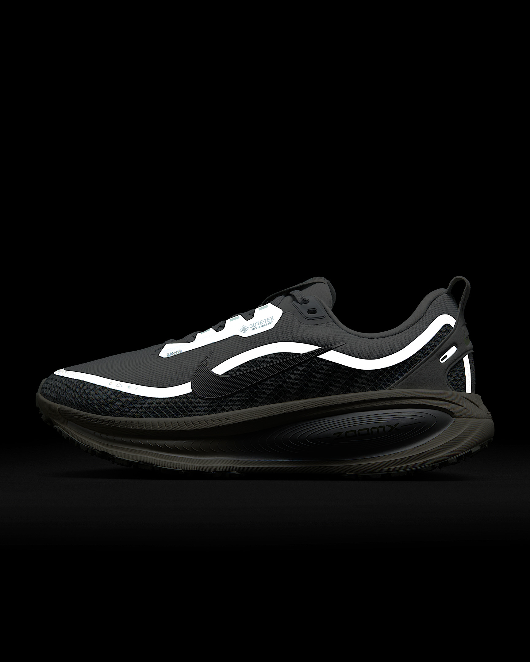 Nike Vomero 18 GORE-TEX Men's Waterproof Road Running Shoes with Reflective Accents - 9