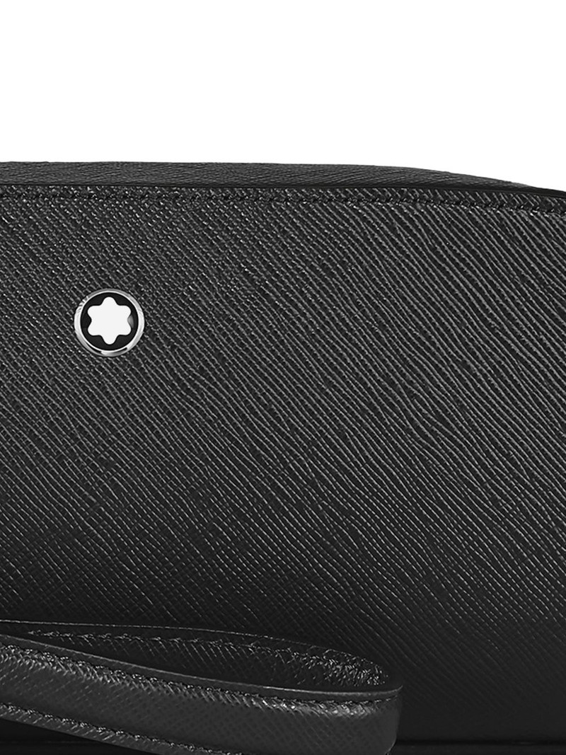 embossed ring leather shoulder bag 4