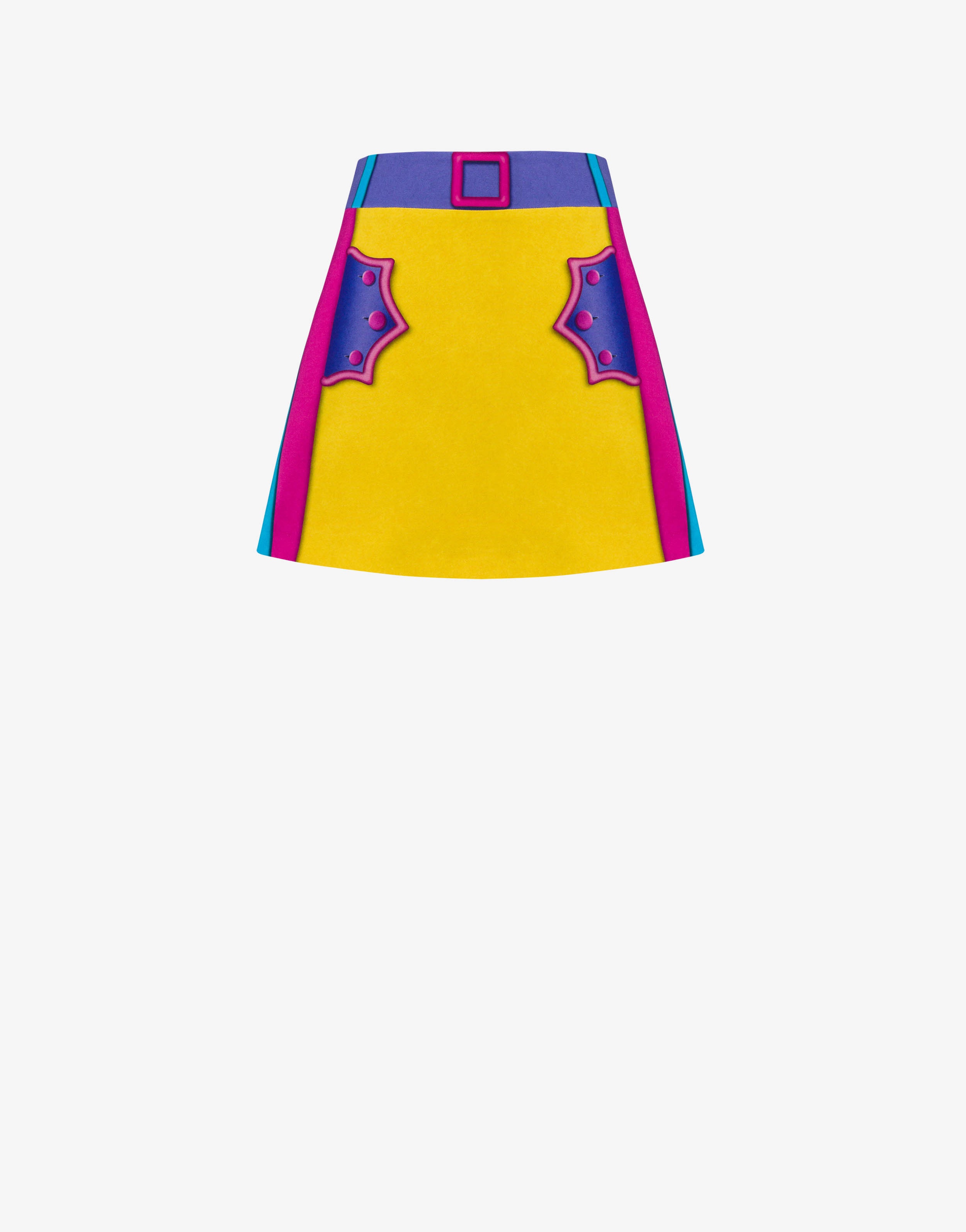TROMPE L'ŒIL CADY MINI SKIRT - 1