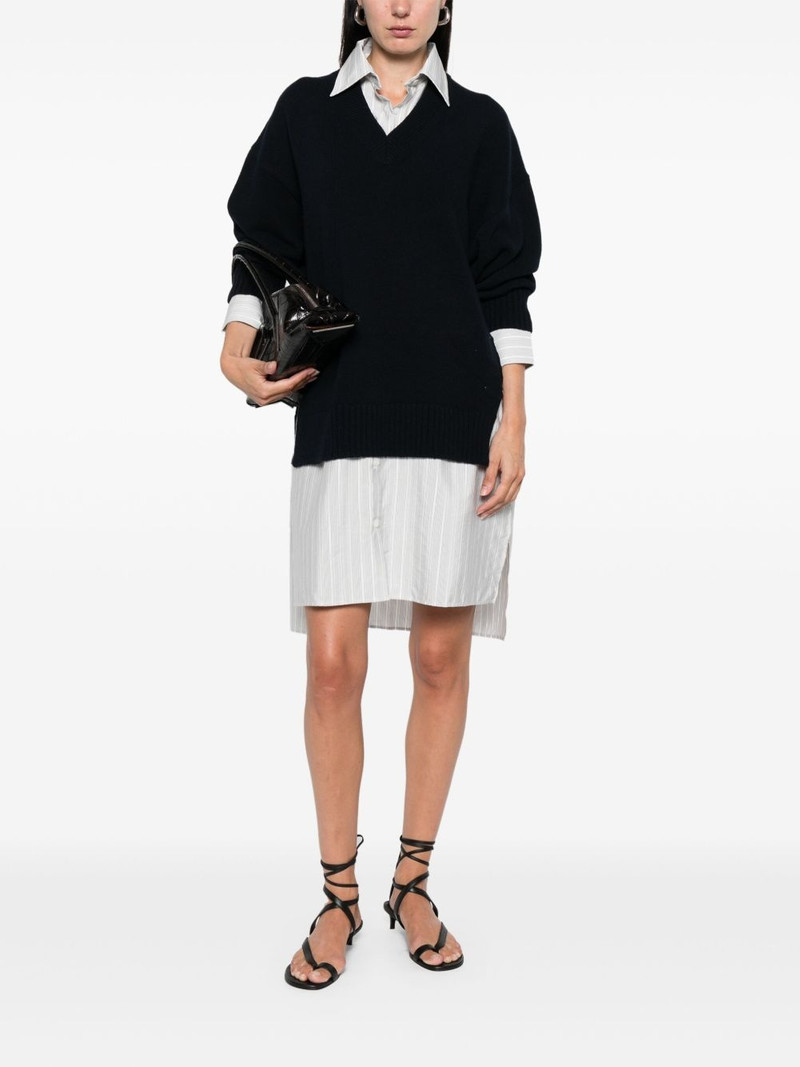Stella McCartney crew-neck sweater shirt midi dress outlook