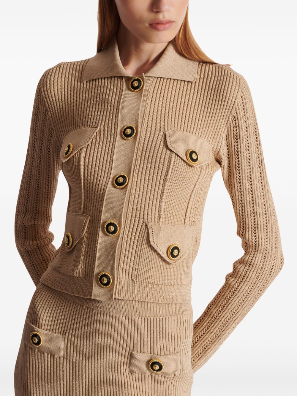 button-up cardigan - 6