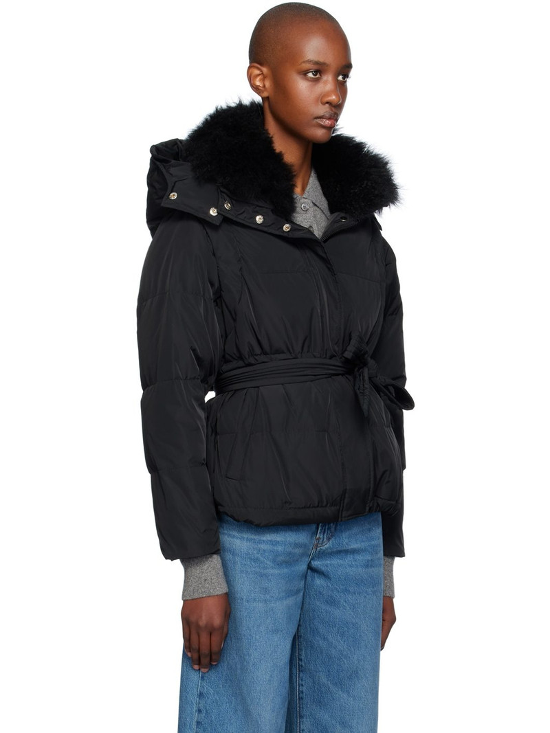 Yves Salomon Black Ultralight Down Jacket outlook