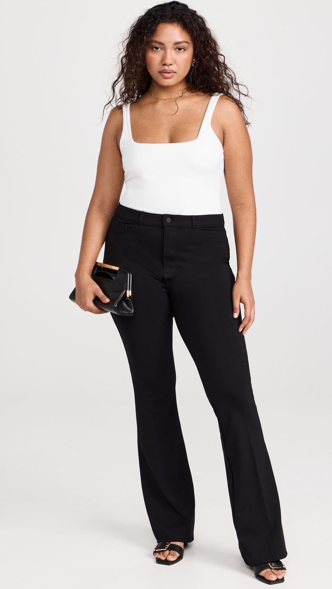 The Marty High Rise Flare Ponte Pants - 7