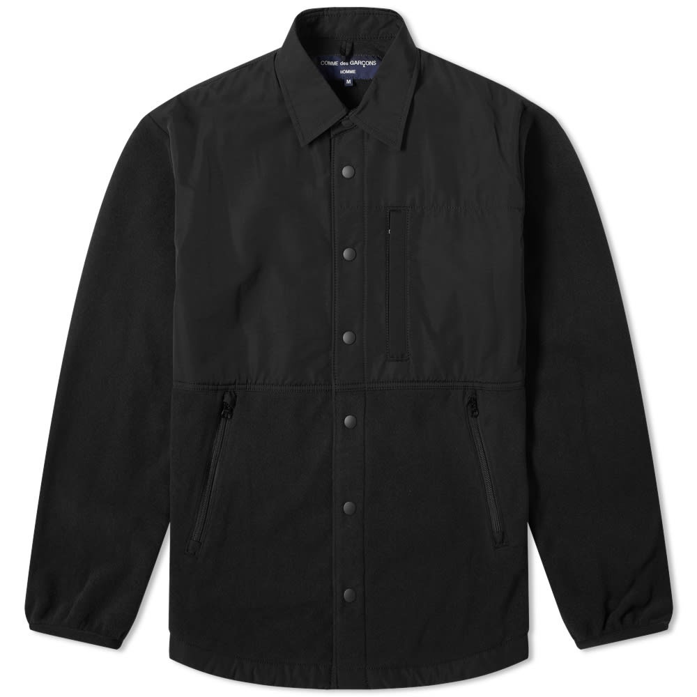 Comme des Garcons Homme Sherpa Button Overshirt - 1