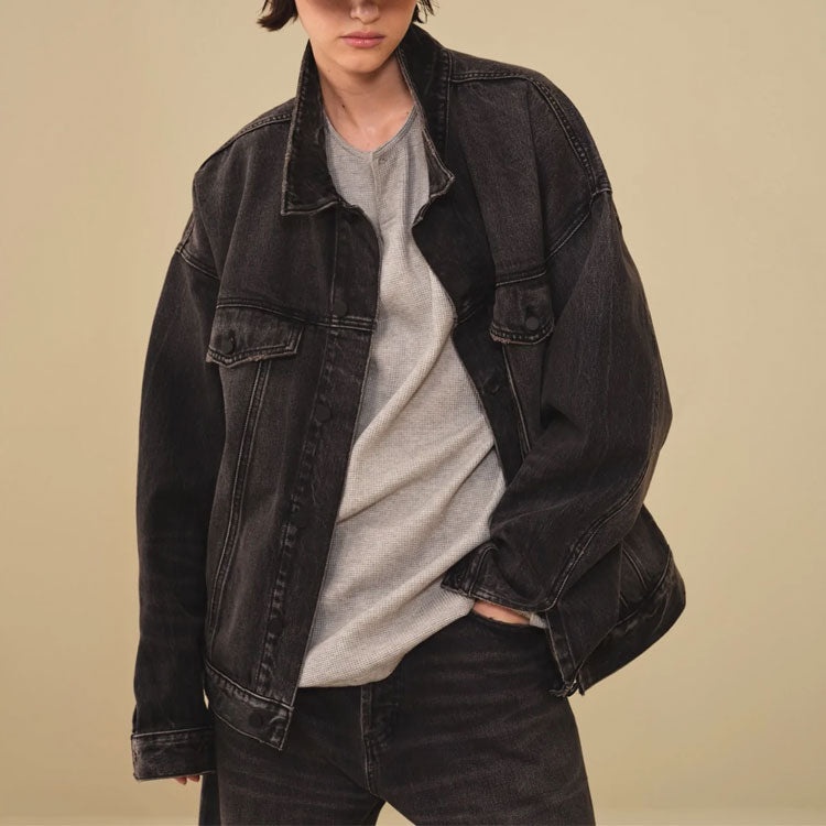 Fear of God Essentials SS22 Denim Jacket 'Black' FOG-SS22-291 - 4