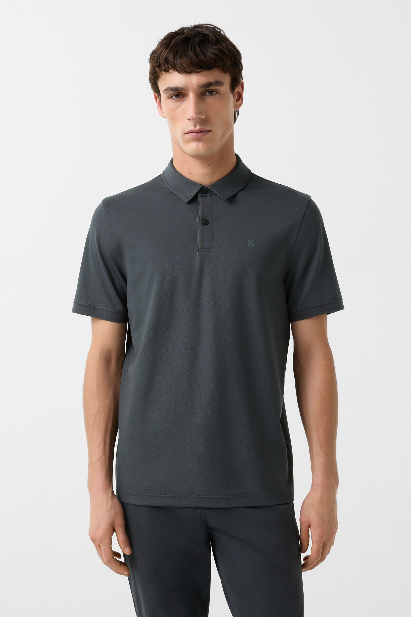 Timo polo shirt in Dark gray - 2