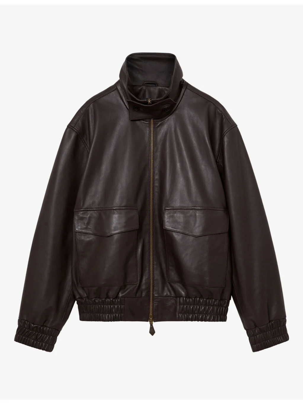 Trinity Oversized-Fit Leather Jacket - 1