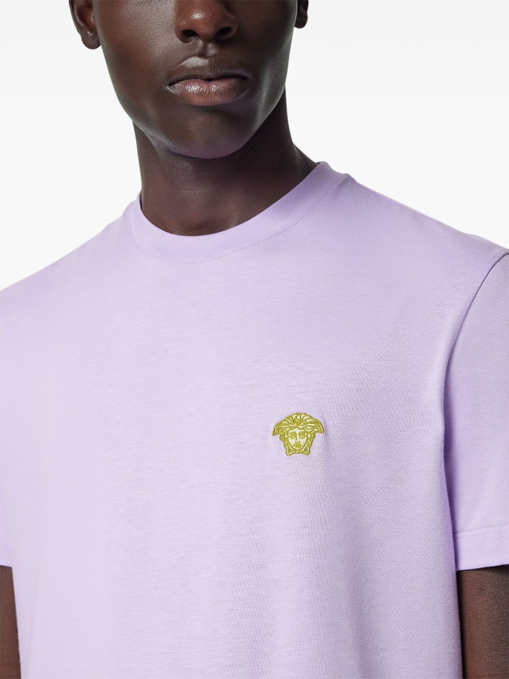 Medusa-embroidered T-shirt - 5