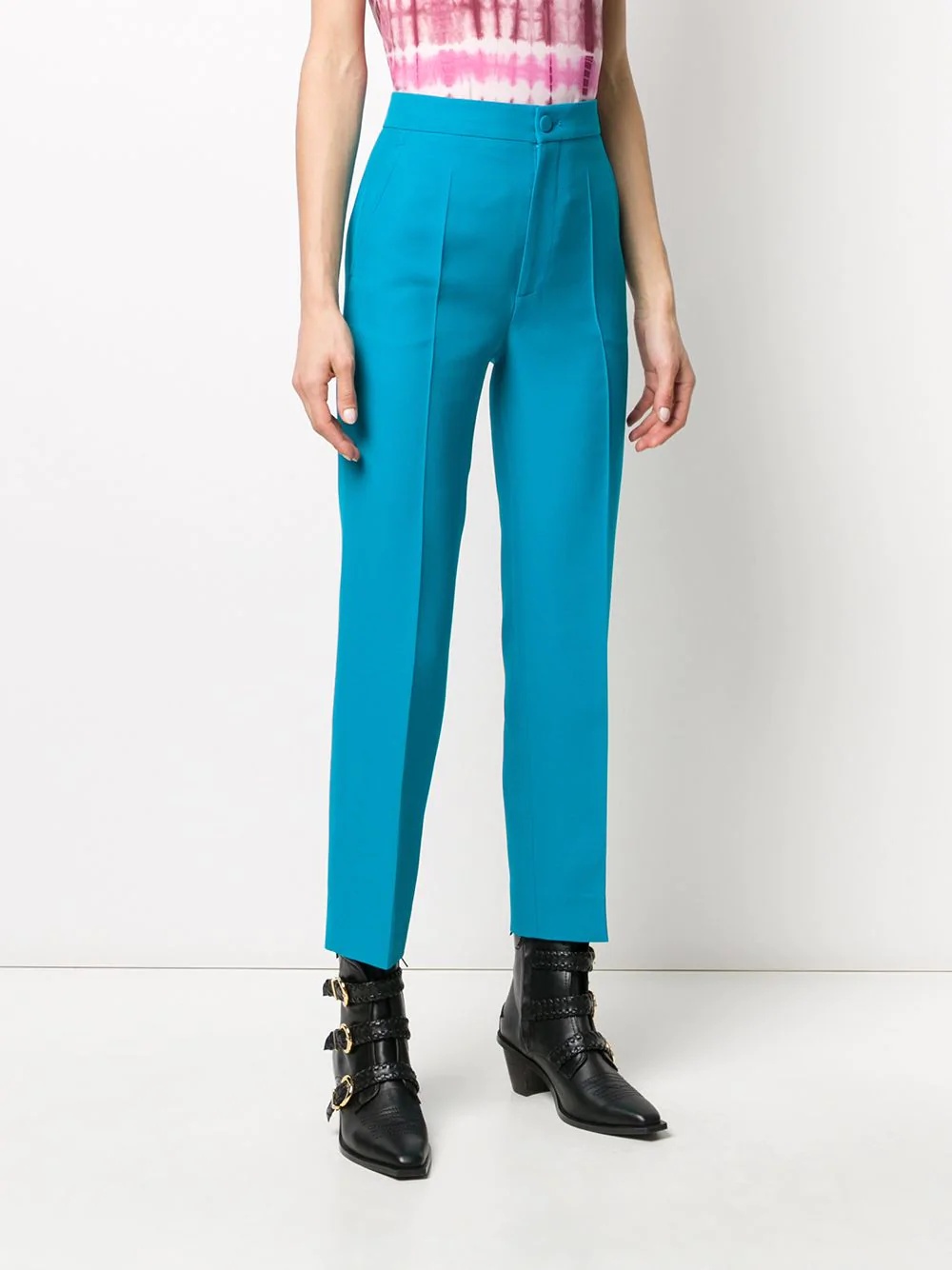 slim-fit tailored trousers - 3