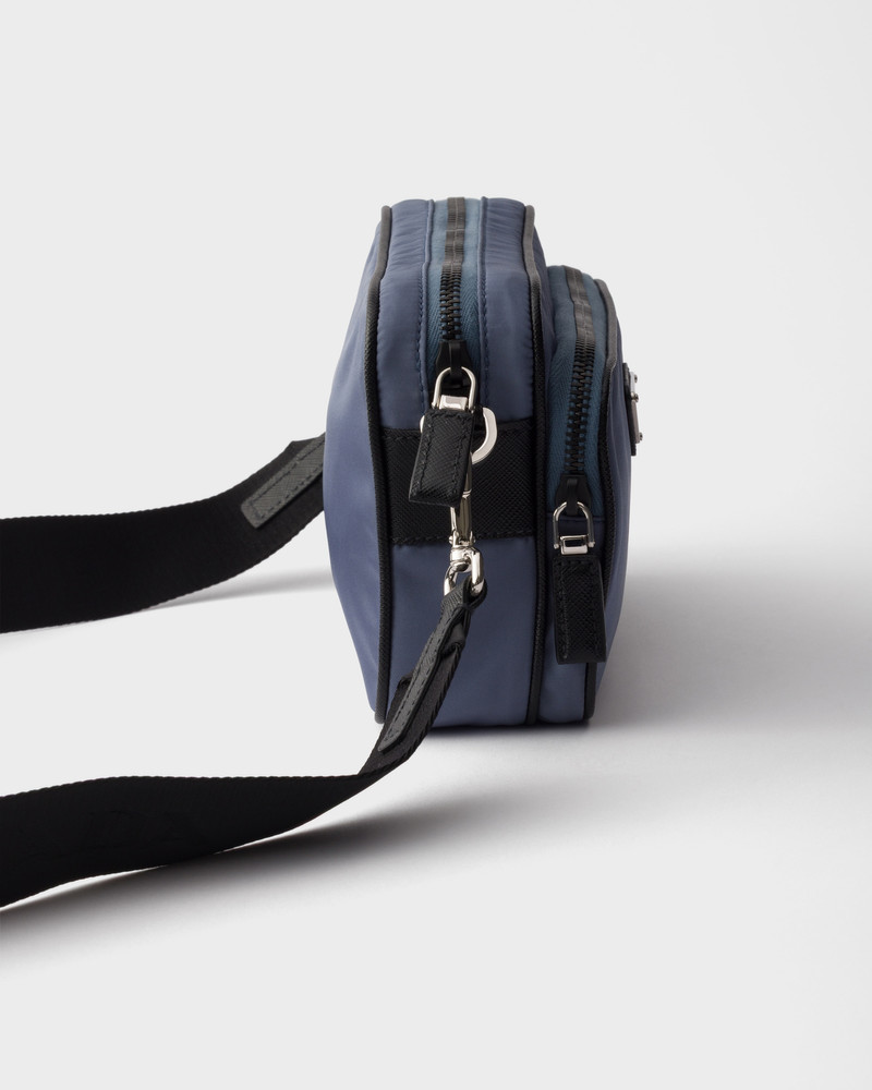 Re-Nylon and Saffiano leather shoulder bag 6