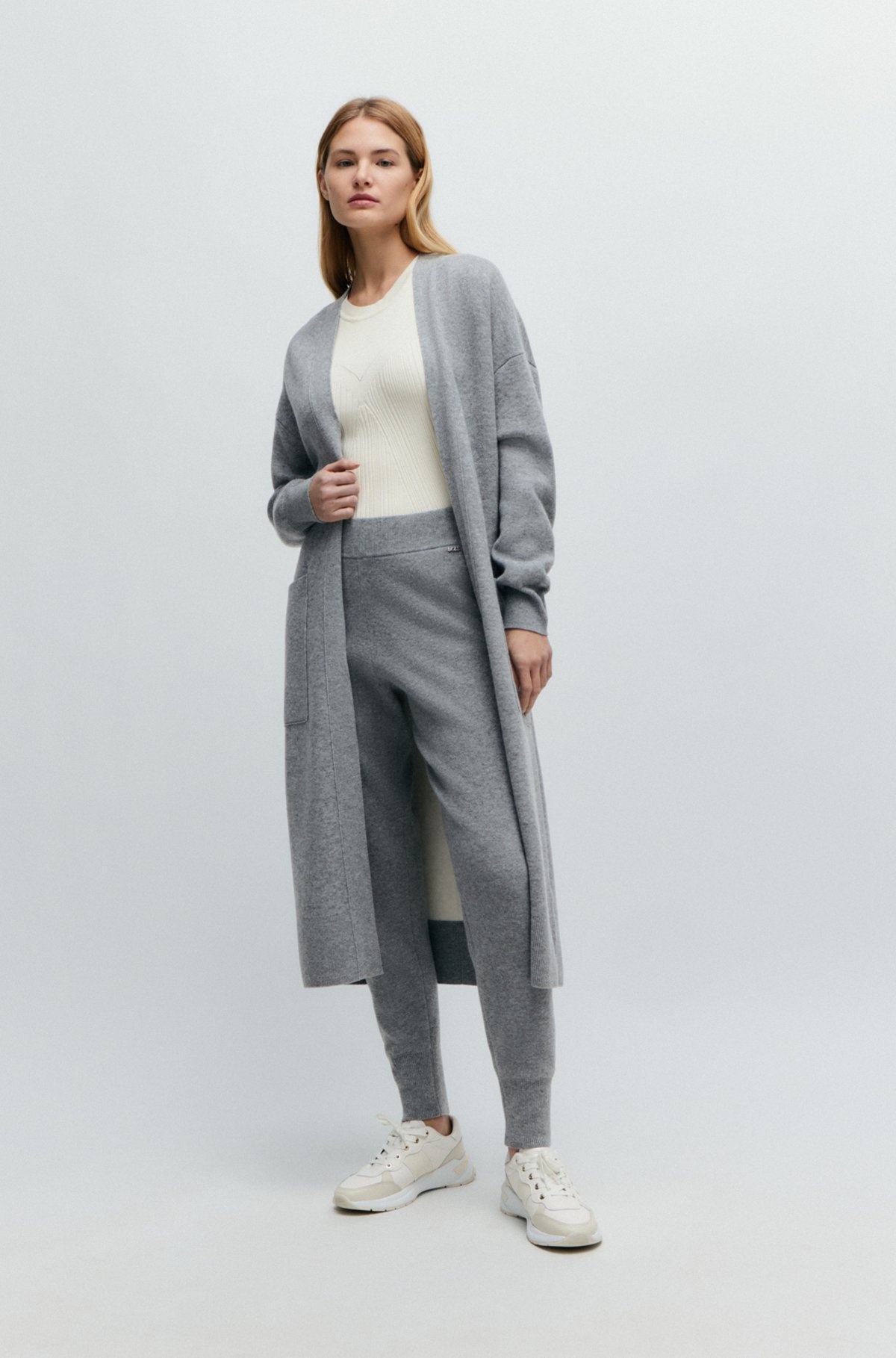 KNITTED TROUSERS IN WOOL AND CASHMERE - 3