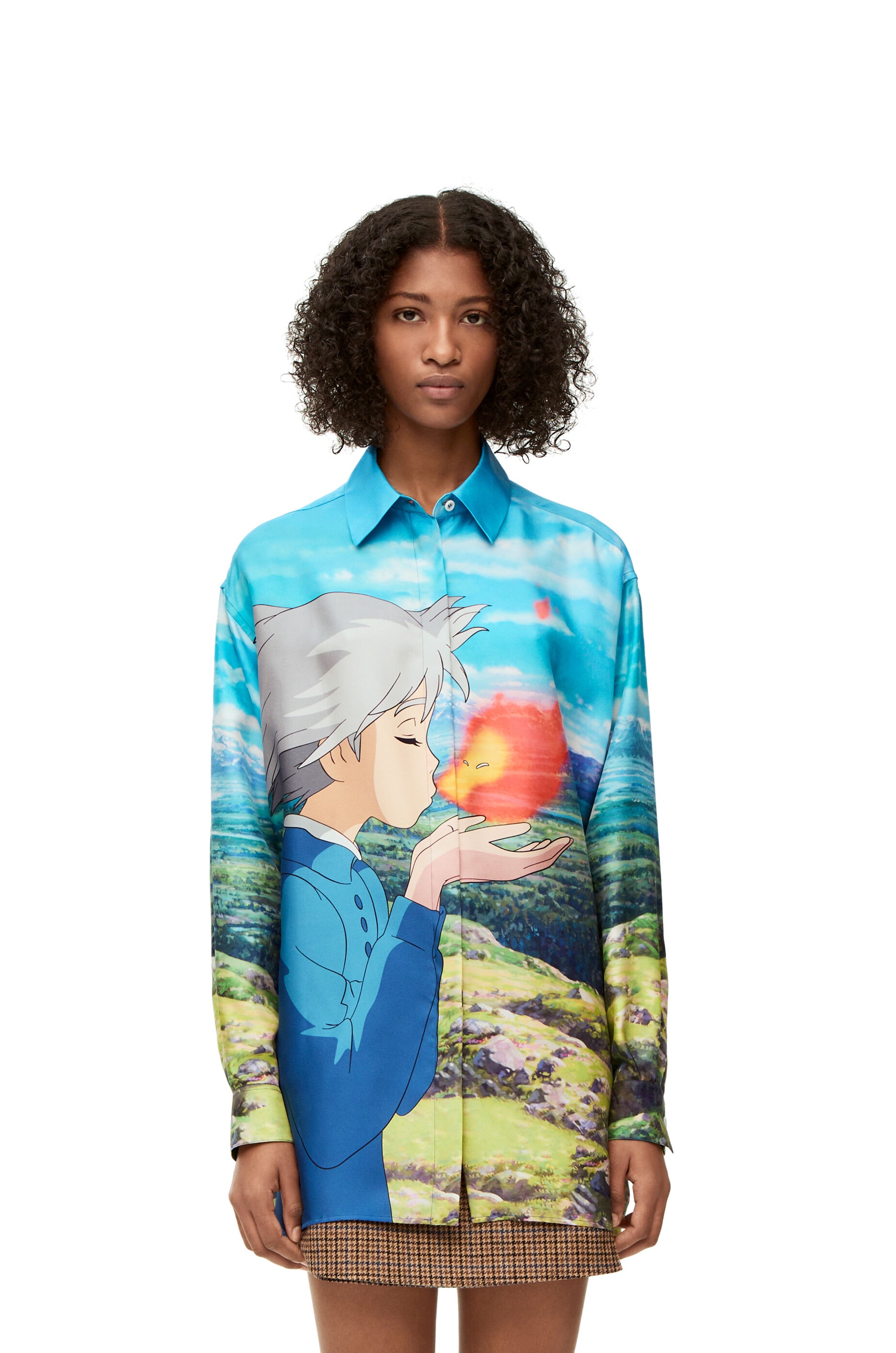 Calcifer shirt in silk - 3