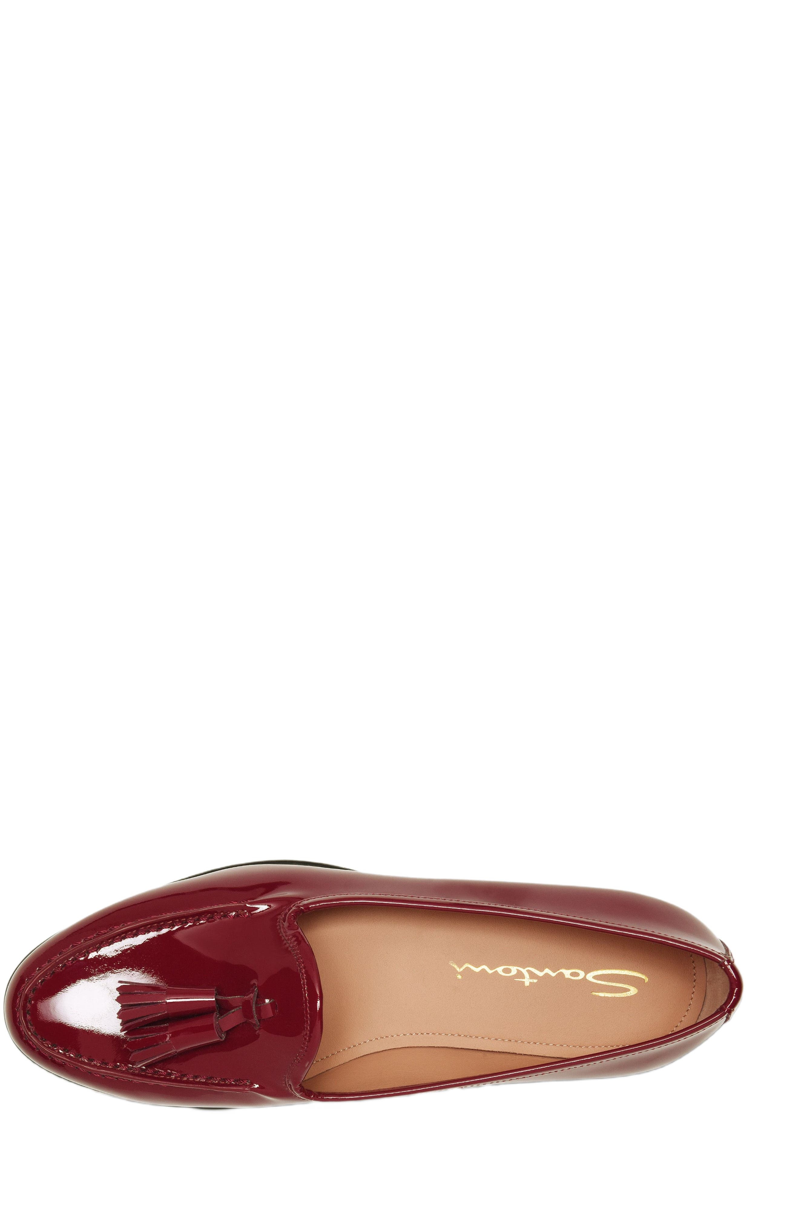 Santoni Women's Andrea Red Patent Tassel Loafer at Nordstrom - 2
