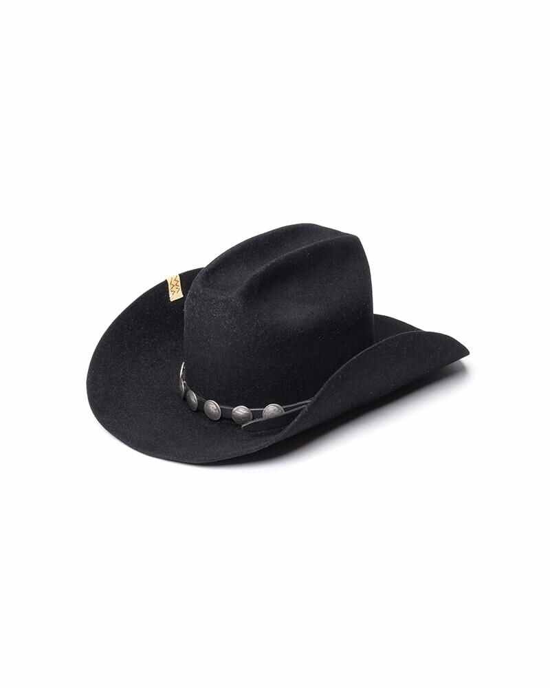 VIN COWBOY HAT (CONCHO) BLACK - 2
