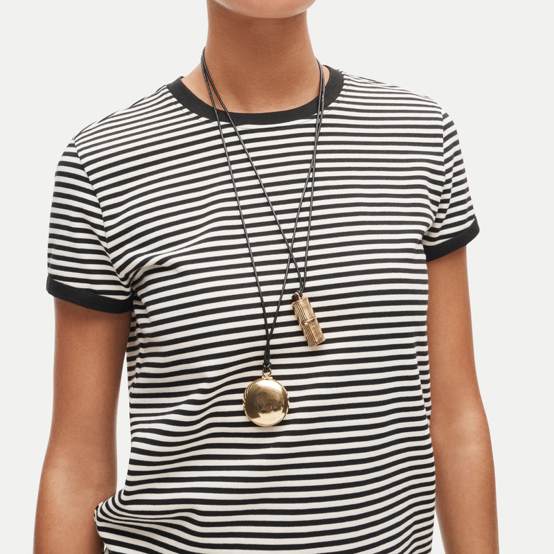 Vintage jersey ringer T-shirt dress in stripe 3