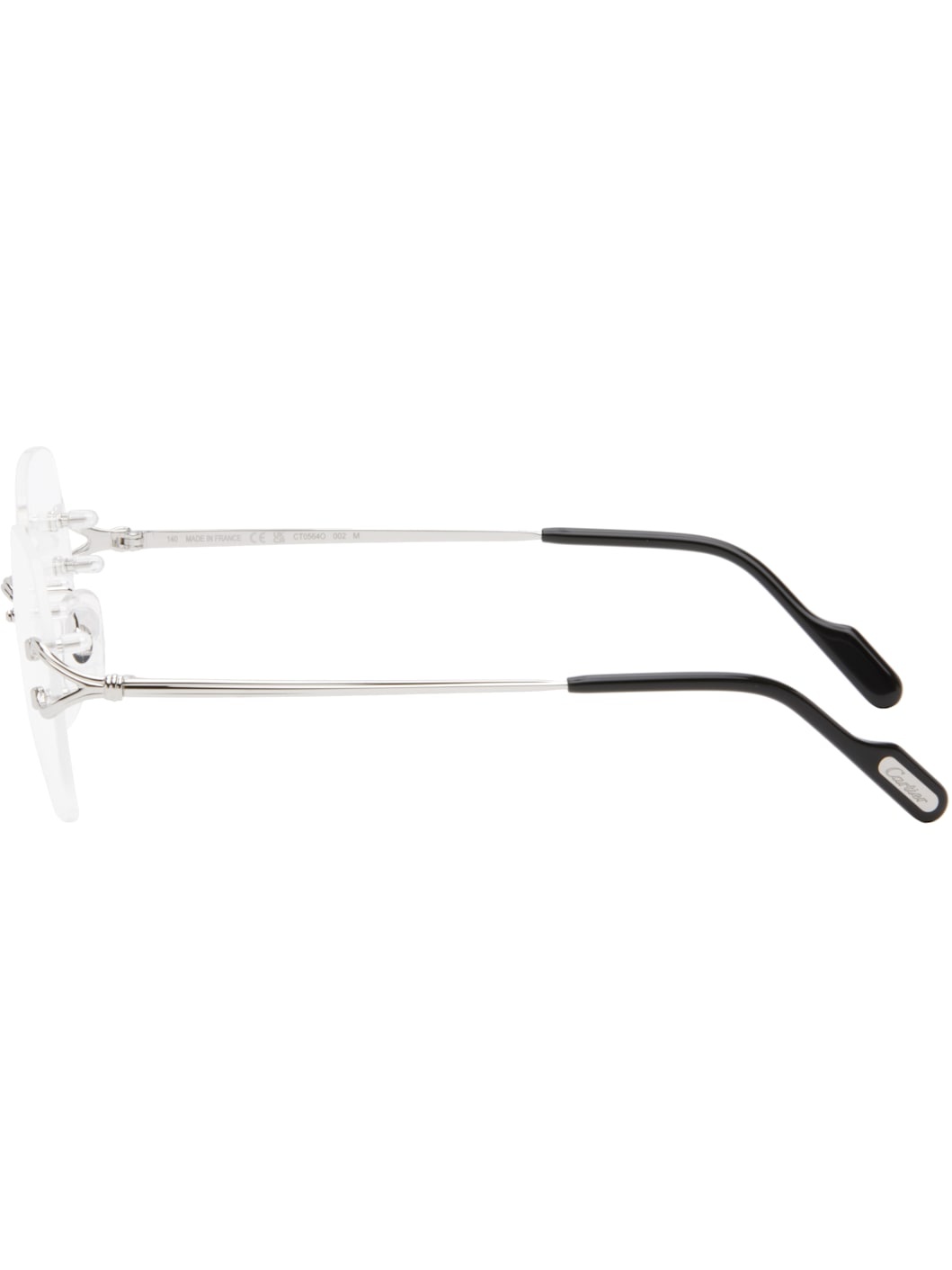 Silver 'Signature C de Cartier' Glasses - 3