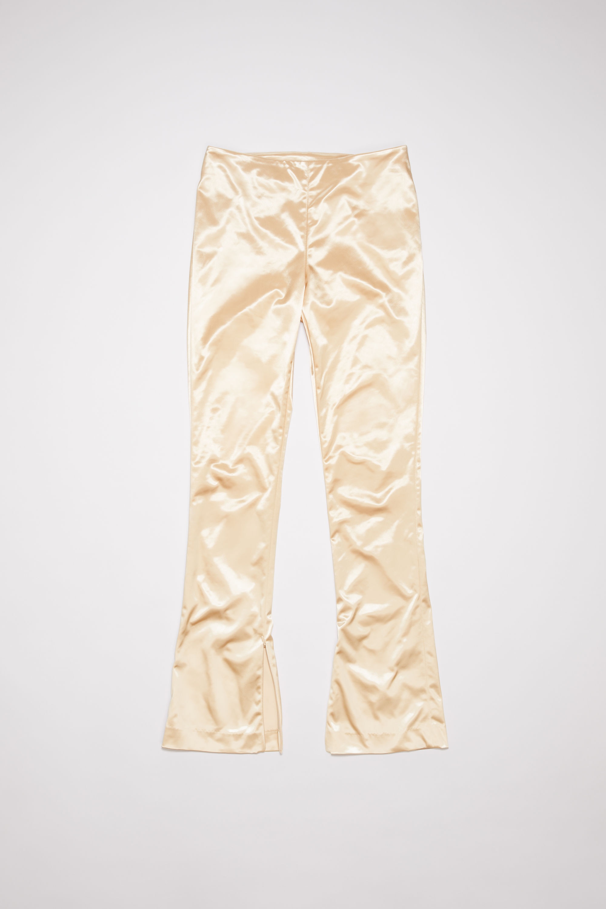 Satin trousers - Champagne beige - 6
