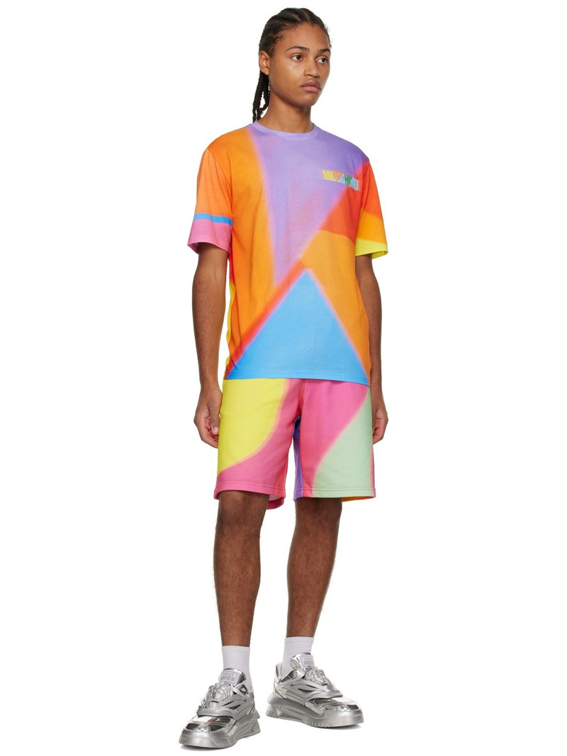 Moschino Multicolor Printed Shorts outlook
