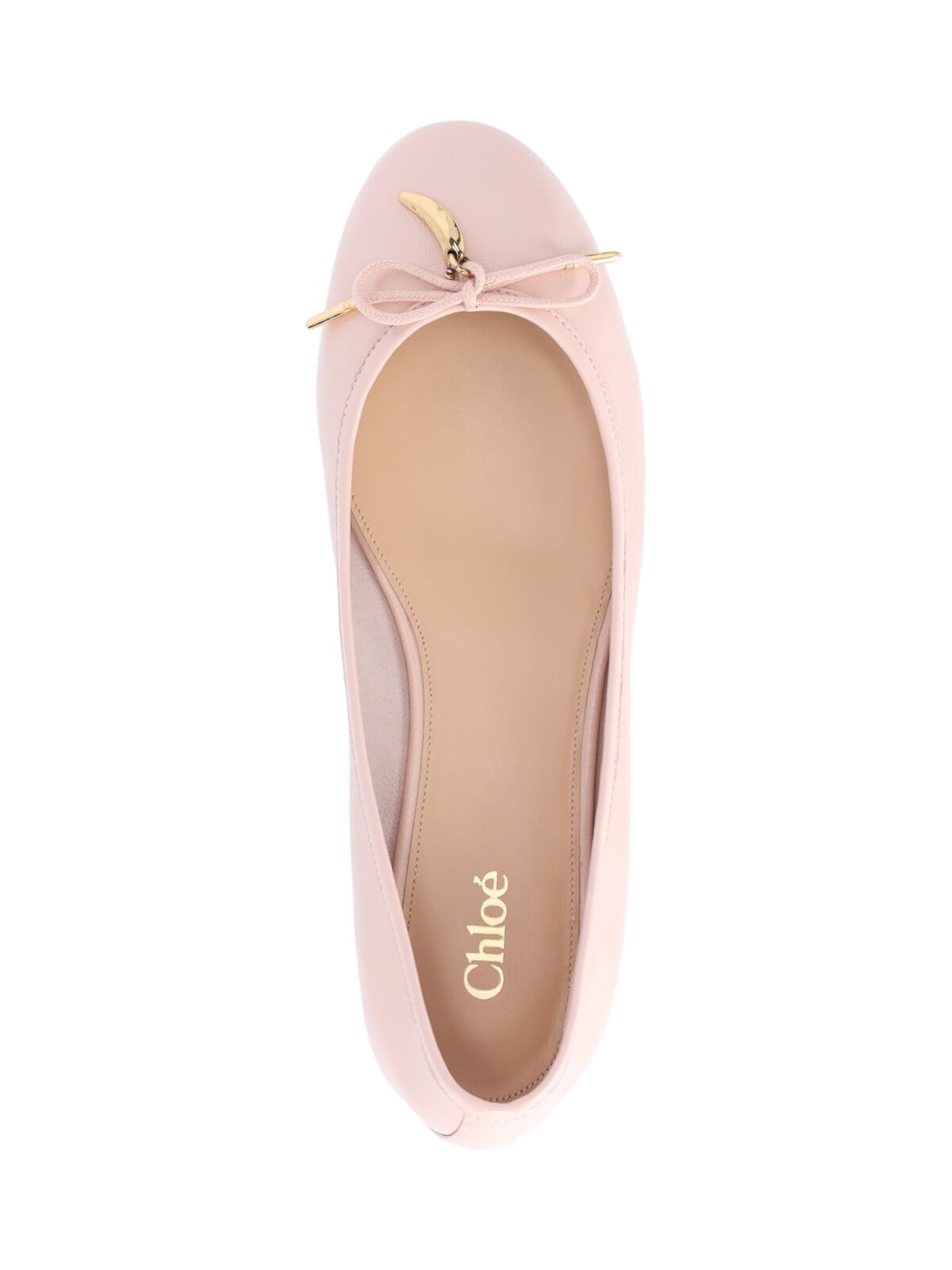 【送料&関税込】ChloAC iris Bow Ballet Flats Chloé 'IRIS' BOW BALLET FLATS | sugar | REVERSIBLE