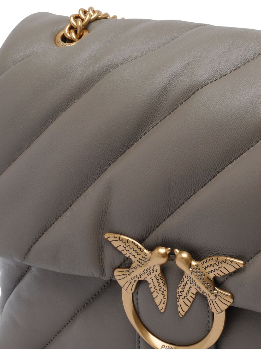quilted bird-embellished shoulder bag - 4