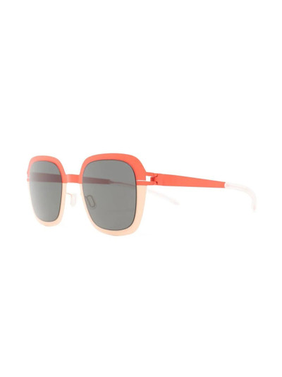 MYKITA two-tone round-frame sunglasses outlook