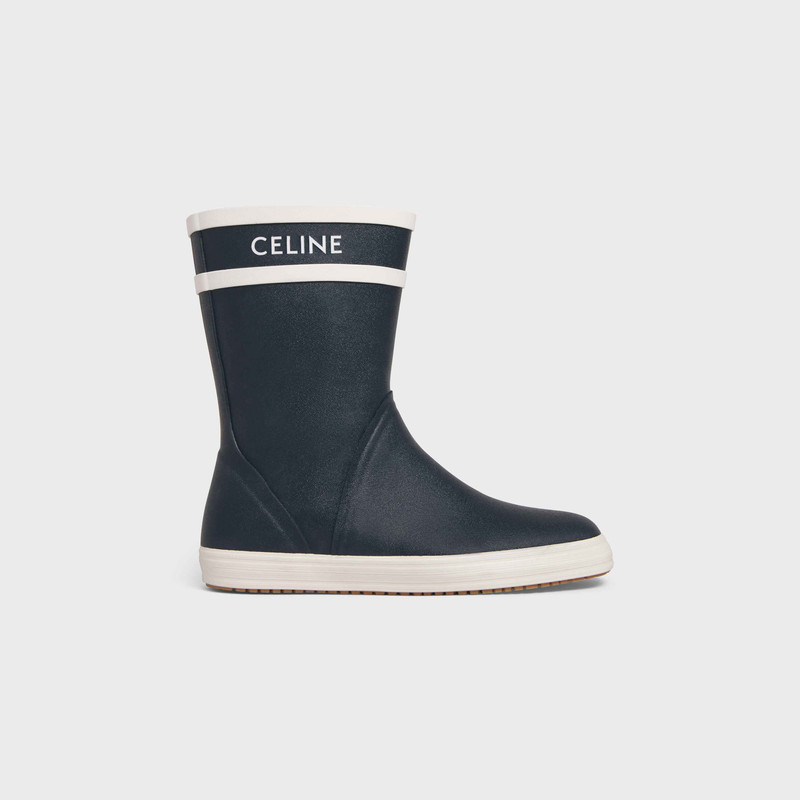 Flat Half Boot Les Bottes de Pont Celine in Natural Rubber - 1