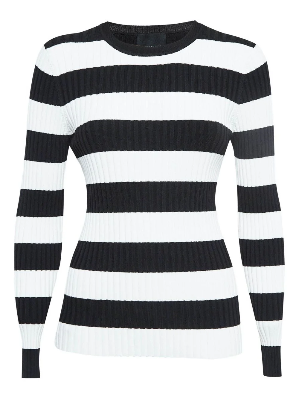 ribbed stripe sweater - 1