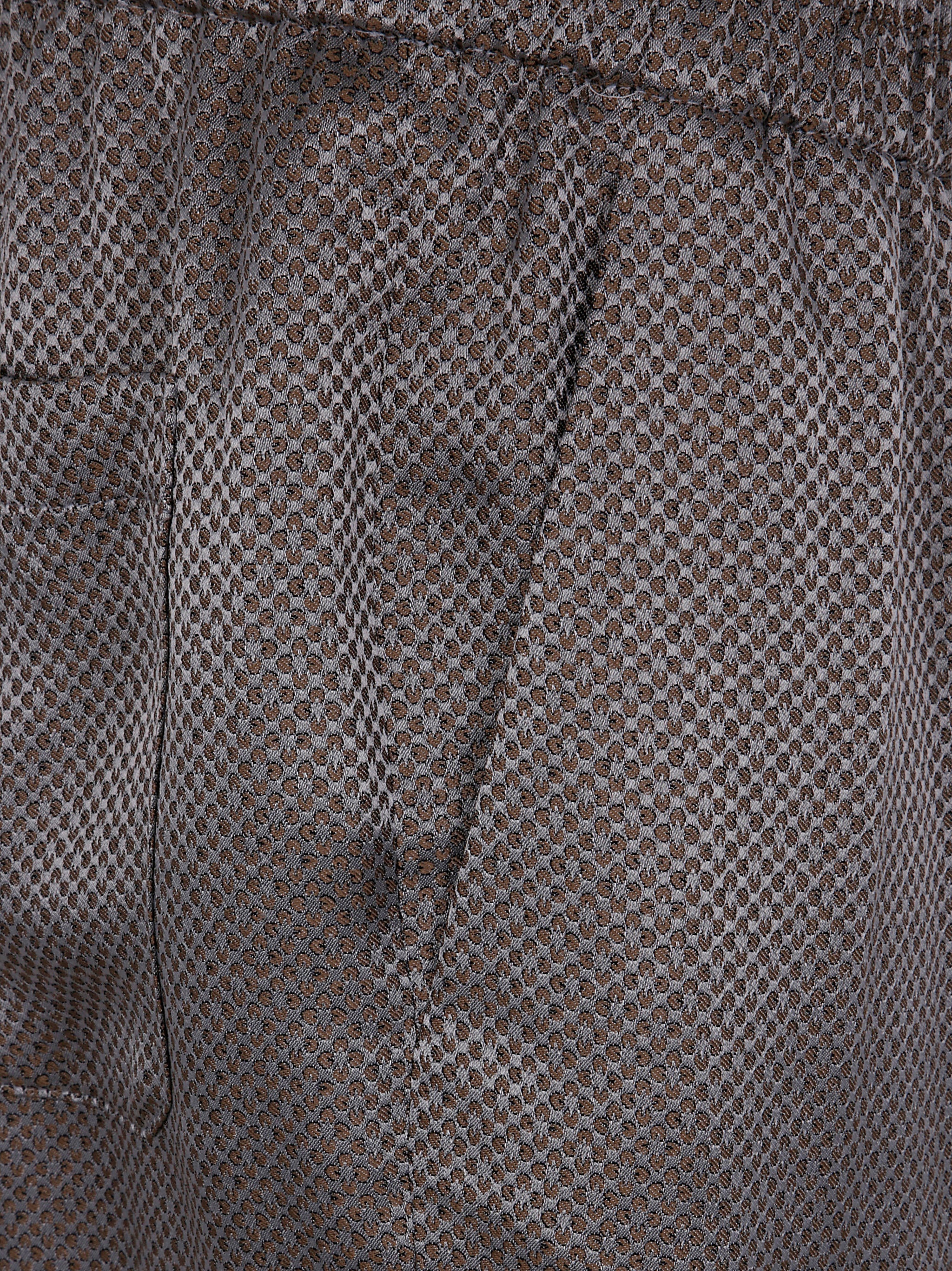 Giorgio Armani Women Pantalone Micro Jacquard Viscosa Cupro - 3