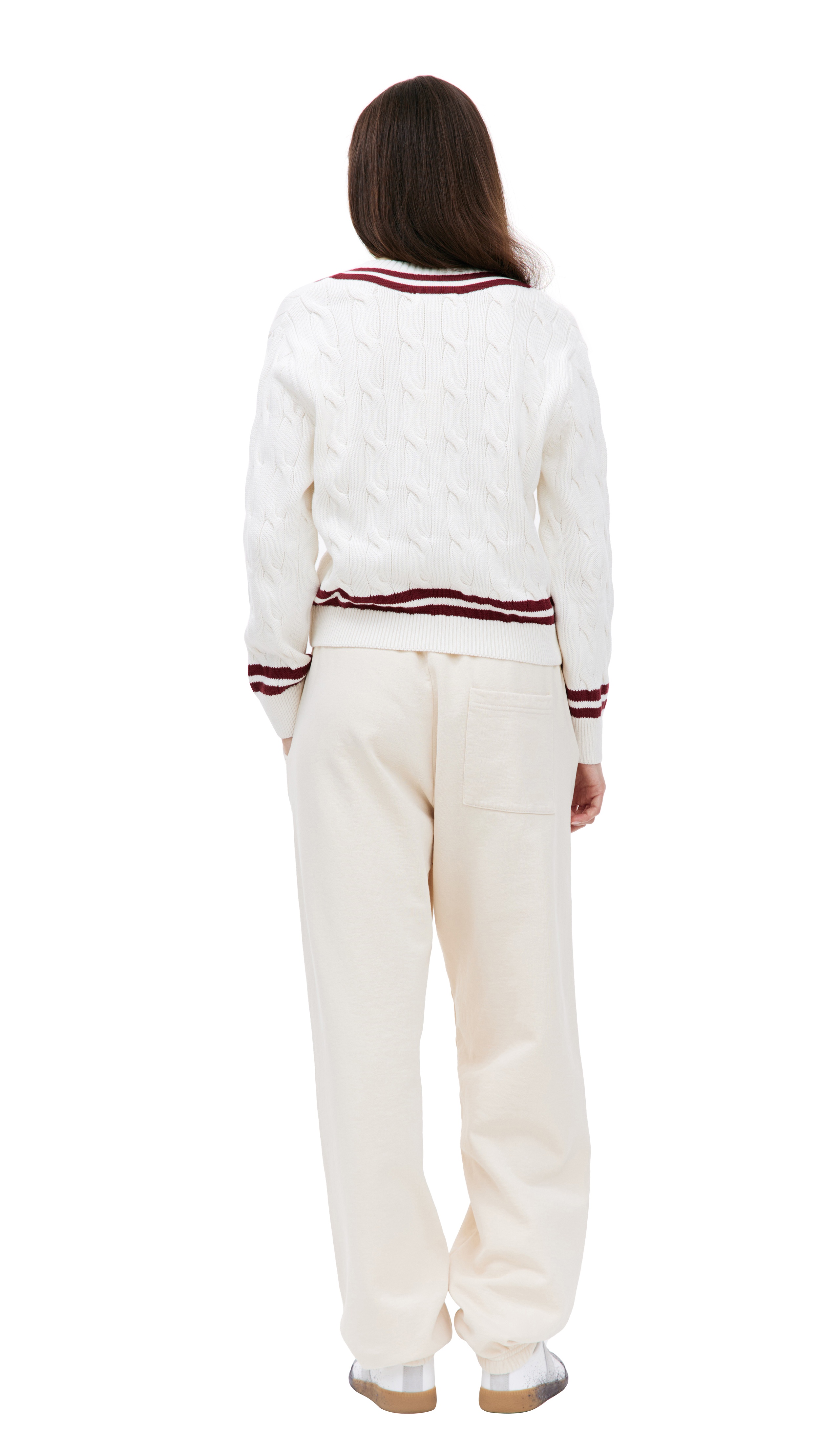 SRC LOGO V-NECK SWEATER - 3