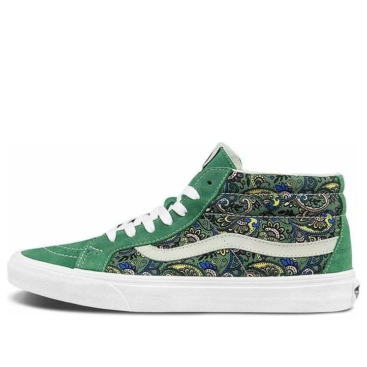 Vans Sk8-Mid Reissue 'Paisley - Hedge Green' VN0A391F6TM - 1