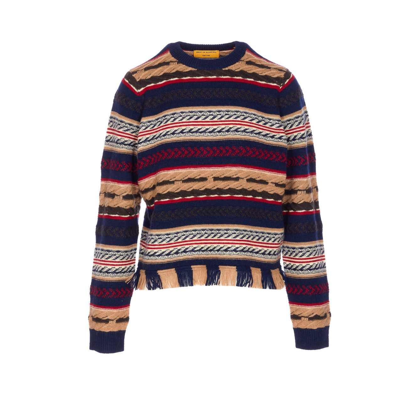 Guest In Residence Women Western Striped Sweater - 1