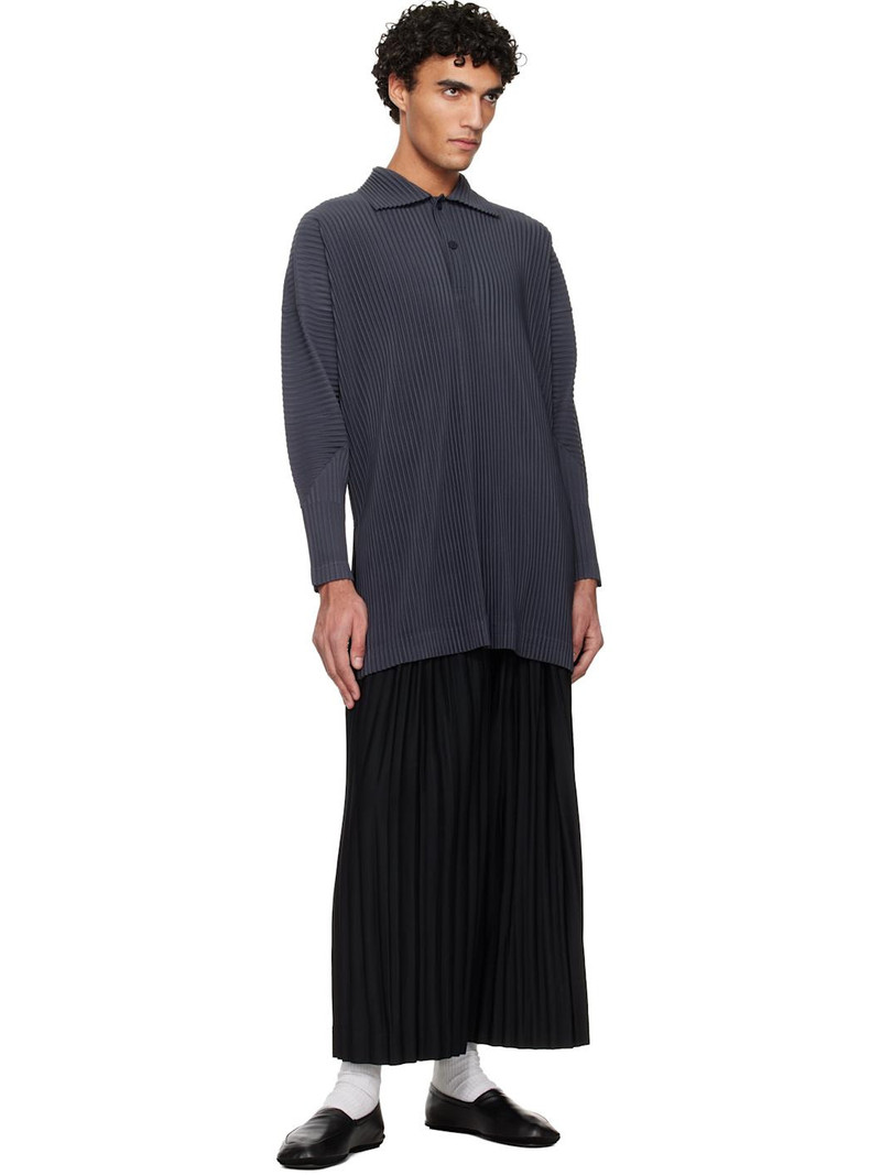 ISSEY MIYAKE Black Monthly Colors December Trousers outlook