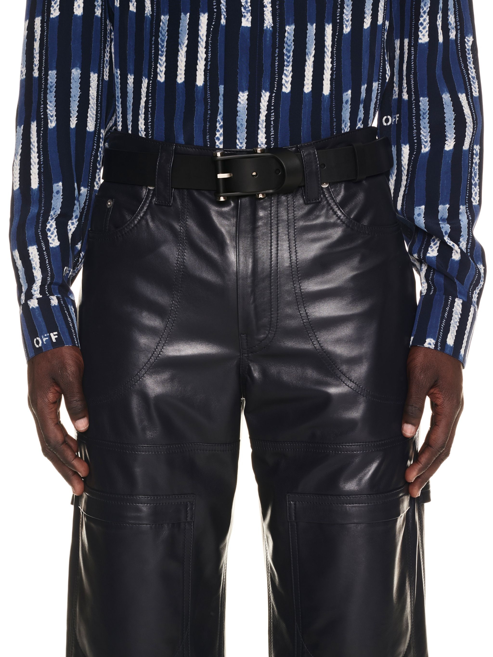 Leather Buckle Belt H35 - 3
