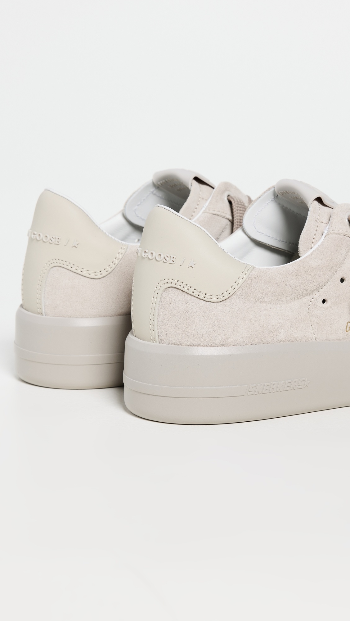 Pure Star Suede Upper And Star Leather Heel Sneakers - 3