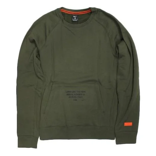 Nike LeBron Men's LS Round Neck Sweater Green BV3633-325 - 1